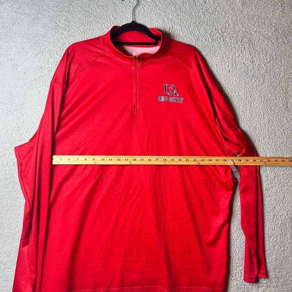 Union Academy Cardinals Pullover Mens 3XL Red BSN‎ Sports 1/4 Zip Pullover - Picture 4 of 11